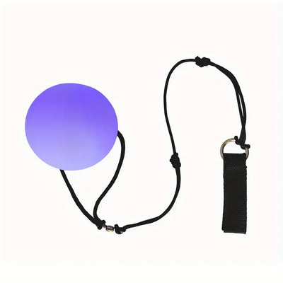 1pc Bola Luminosa LED con Cubierta Desmontable, Alimentada por Batería (≤ 36V), No Recargable, Emisión de Luz Azul Giratoria, Ideal para Principiantes y Profesionales, Perfecta para Fiestas y Celebraciones Festivas