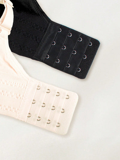 2 piezas sujetador sin aros de acero con costuras invisibles, sin aro, recogido, comodo para mujer