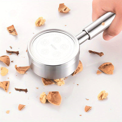 Set de ducha de acero inoxidable, boquilla de ducha de alta presión de mano a prueba de óxido 304 con montaje de inserción, forma redonda, filtro lavable incorporado, conector universal G1/2 - Accesorios de ducha para baño