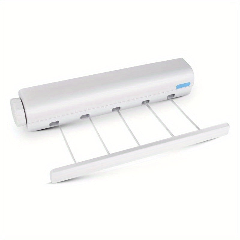 Tendedero retráctil para ropa de interior - Montado en la pared, Ahorro de espacio, Tendedero invisible para ropa para baño, Material plástico