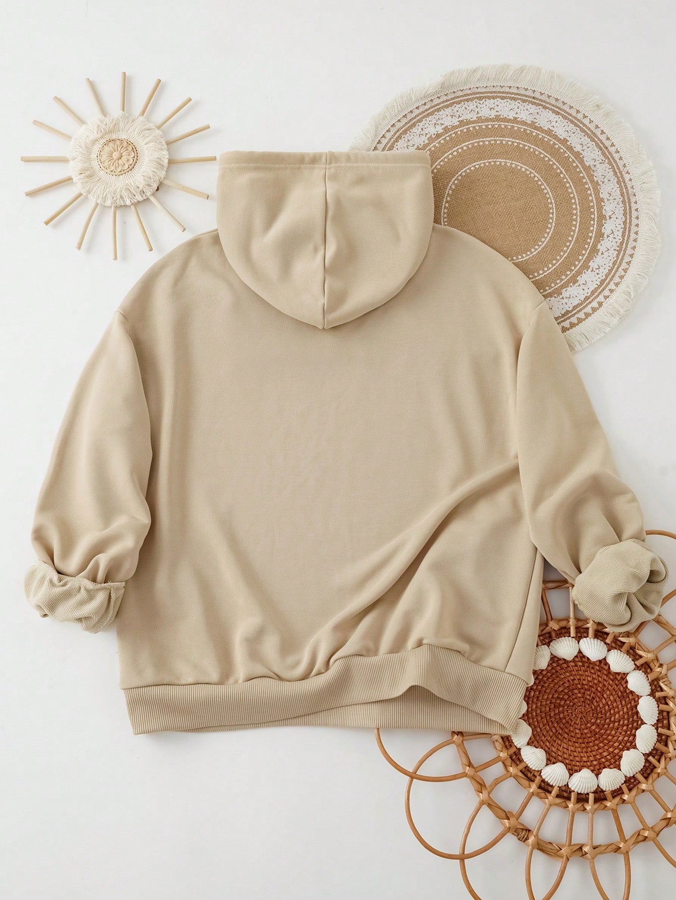 Ezwear jersey holgado de manga larga con estampado de arbol de navidad y texto "feliz navidad" en estilo minimalista y vintage con estampado de leopardo, para mujer