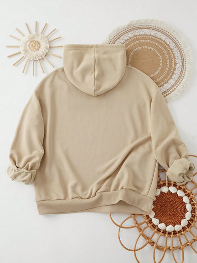 Ezwear jersey holgado de manga larga con estampado de arbol de navidad y texto "feliz navidad" en estilo minimalista y vintage con estampado de leopardo, para mujer