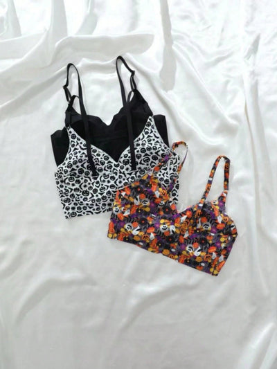 3 piezas/paquete sujetadores inalambricos comodos para mujeres de talla grande