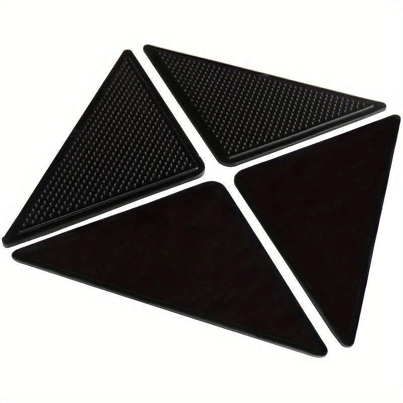 8 Piezas de Alfombrilla de Goma Reutilizable y Lavable - Cinta de Alfombra Antideslizante de Silicone para Decoración Hogareña Segura - Ideal para Dormitorio, Porche, Uso al Aire Libre