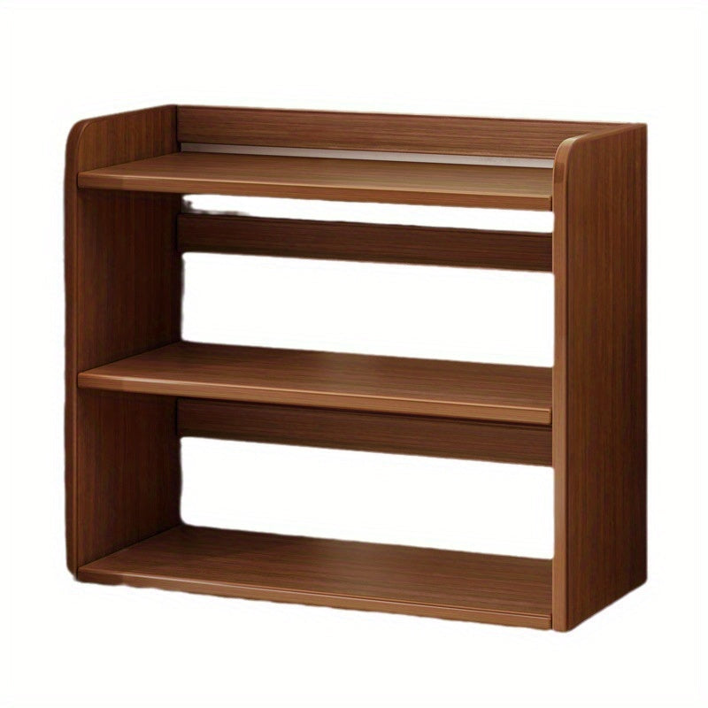 1pc Estante de almacenamiento de escritorio, estante de almacenamiento de escritorio para el hogar, estante de almacenamiento de libros pequeño y simple de múltiples capas para estudiantes
