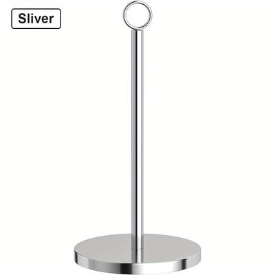 Soporte Moderno para Toallas de Papel de Acero Inoxidable - Antideslizante, Soporte de Encimera para Organización de Cocina y Baño