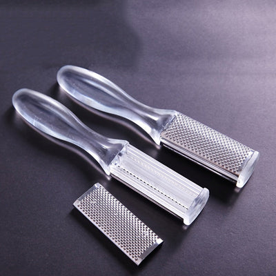 3-Pack Limpia pies, Herramienta de pedicura de doble cara, Exfoliante manual para eliminar piel muerta, Tratamiento de callos y durezas, Accesorio de cuidado de pies sin sulfatos para revitalización de piel suave