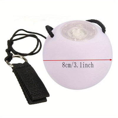 1pc Bola Luminosa LED con Cubierta Desmontable, Alimentada por Batería (≤ 36V), No Recargable, Emisión de Luz Azul Giratoria, Ideal para Principiantes y Profesionales, Perfecta para Fiestas y Celebraciones Festivas