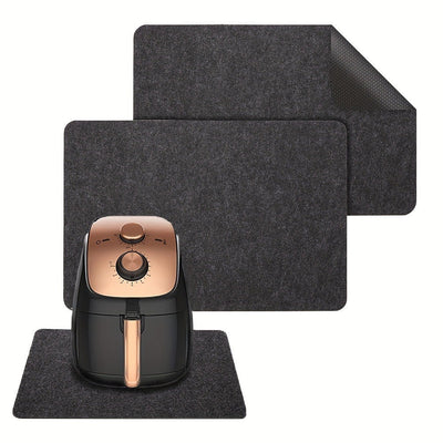 Alfombrilla Resistente al Calor para Freidora de Aire, Máquina de Café, Licuadora, Tostadora, Alfombrilla de Mesa de Lino, Alfombrilla de Protección para Encimera, Material Plástico, Cortable para Ajuste Personalizado
