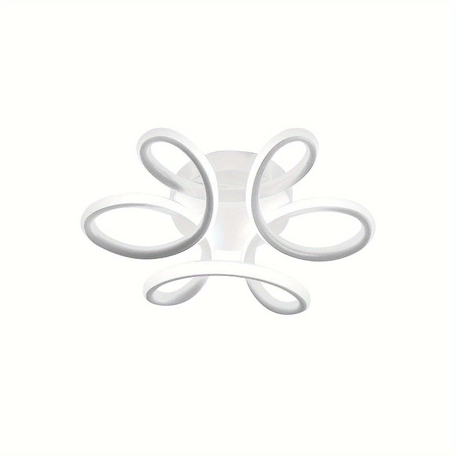 1 pieza de Luz de Techo LED Blanca/Negra MODERNA TENGFY - Diseño Elegante para Sala de Estar, Dormitorio, Cocina, Oficina y Más - 110V/220V, Construcción Metálica, Ideal para Espacios Interiores, Iluminación Interior | Iluminación Decorativa | Acabado Me