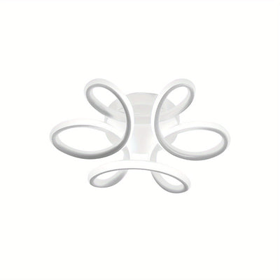 1 pieza de Luz de Techo LED Blanca/Negra MODERNA TENGFY - Diseño Elegante para Sala de Estar, Dormitorio, Cocina, Oficina y Más - 110V/220V, Construcción Metálica, Ideal para Espacios Interiores, Iluminación Interior | Iluminación Decorativa | Acabado Me