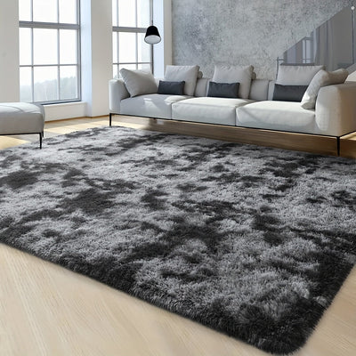 Alfombra suave y esponjosa de 1 pieza, adecuada para sala de estar, dormitorio, estudio o habitación de maquillaje, felpa suave antideslizante, alfombra junto a la cama o pasillo, lujoso y encantador estilo nórdico antideslizante, ideal para decoración d