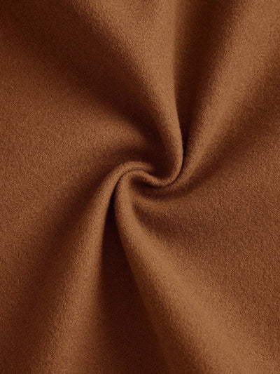 Vintamour abrigo capa elegante con cuello de pie de unicolor para mujer, para otono/invierno