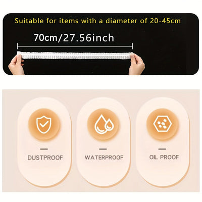 50pcs Cubiertas Desechables Extra Grandes y Gruesas para Electrodomésticos de Cocina - Impermeables y Resistentes al Aceite, Ideales para Cocinas Eléctricas y Electrónicos Pequeños