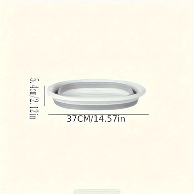 1pc Bañera de pies portátil, Bañera de pies plegable, sin fragancia, no eléctrica, sin baterías, sin adaptador requerido para uso en casa