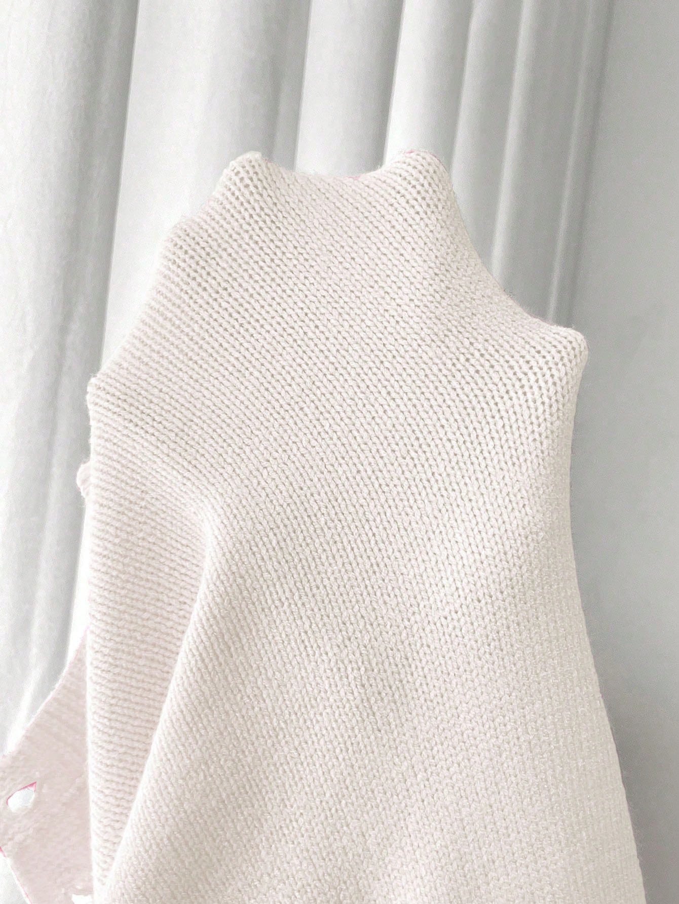 Moosta mujer chaqueta de punto de unicolor con cuello redondo, manga larga, de abotonadura sencilla, versatil y de moda, para otono/invierno