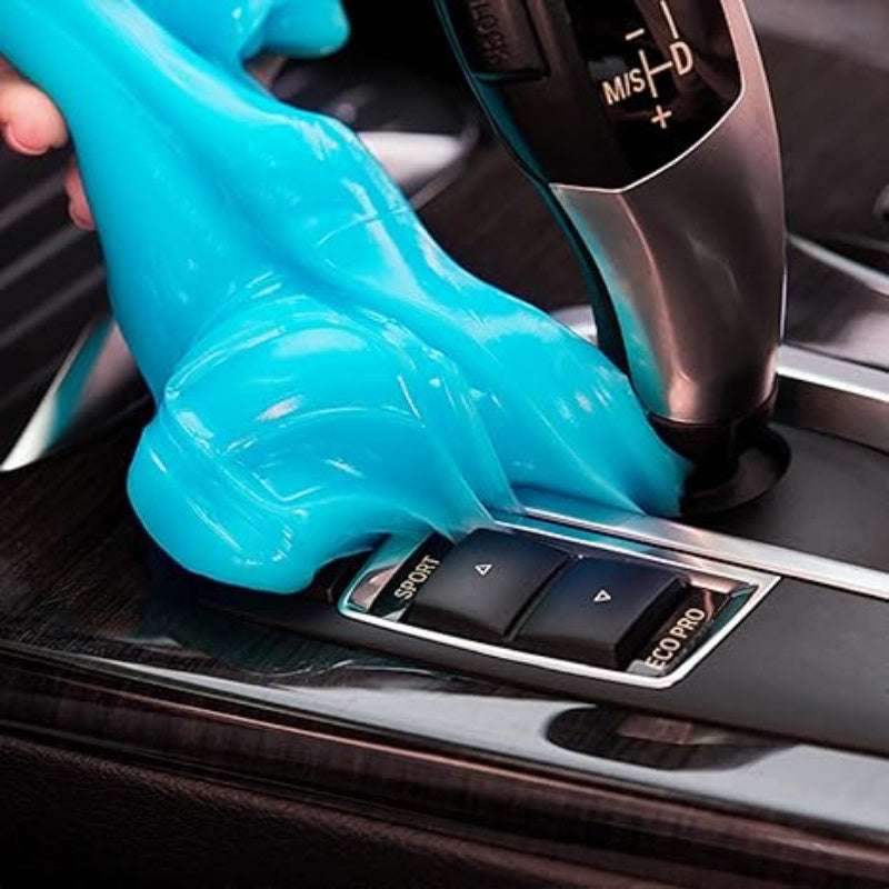 1/2/4pcs Gel de limpieza de color aleatorio, masilla de detalles universal para coche, teclado, PC, portátiles, cámaras, no requiere batería, limpiador de interior de coche, ventilas y herramienta de limpieza de dispositivos digitales
