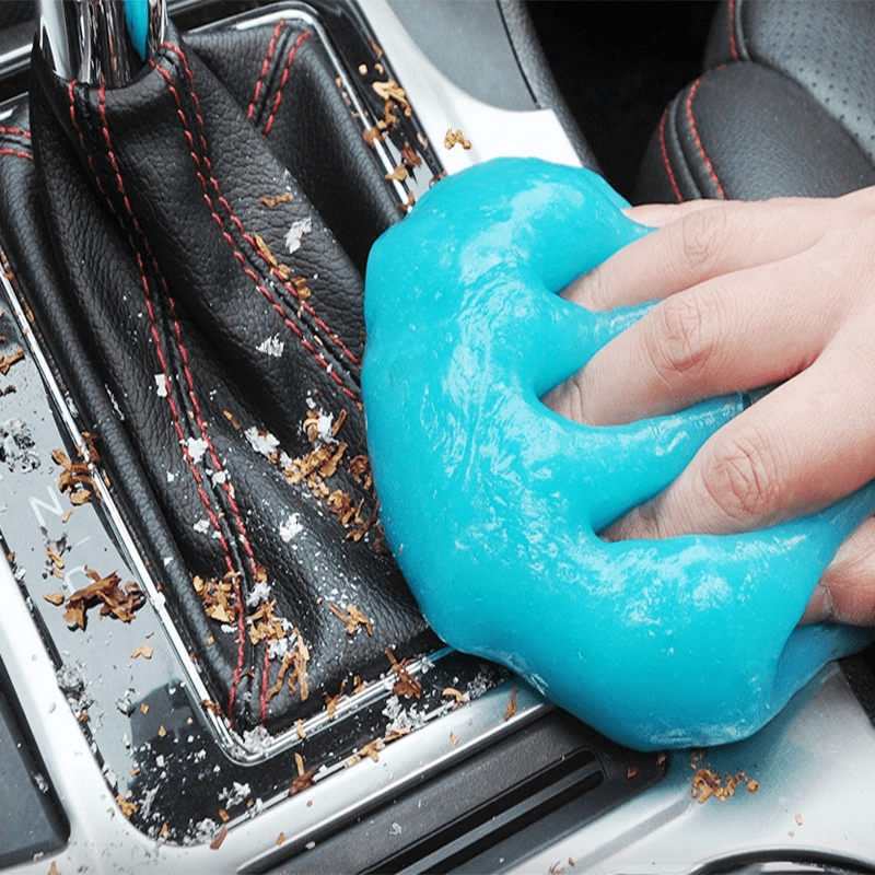 1/2/4pcs Gel de limpieza de color aleatorio, masilla de detalles universal para coche, teclado, PC, portátiles, cámaras, no requiere batería, limpiador de interior de coche, ventilas y herramienta de limpieza de dispositivos digitales
