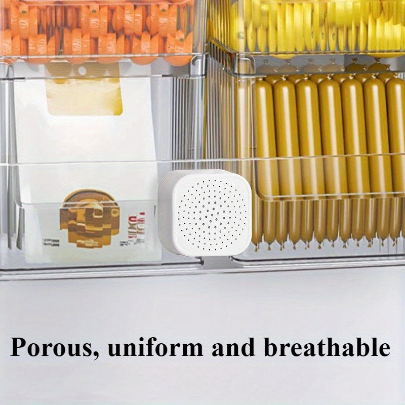 Eliminador de olores de carbón activado EcoPuro, paquete de 6/12, purificador de aire no eléctrico transpirable para refrigerador, cocina, dormitorio, armario, guardarropa - Neutralizador de olores y hedor