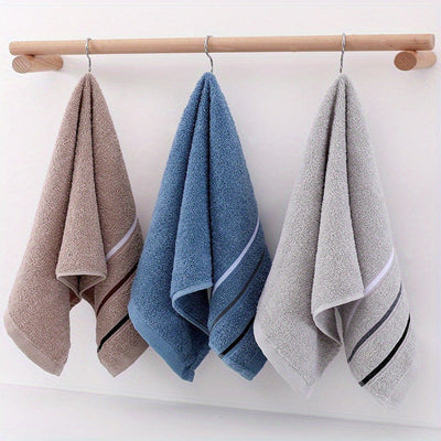 2 toallas de algodón premium suaves y absorbentes - Secado rápido, lavables a máquina, ideales para el hogar y ocasiones especiales, regalo perfecto para días festivos, esenciales para el baño | Estilo contemporáneo | Toallas lavables a máquina