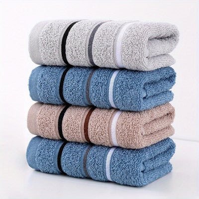 2 toallas de algodón premium suaves y absorbentes - Secado rápido, lavables a máquina, ideales para el hogar y ocasiones especiales, regalo perfecto para días festivos, esenciales para el baño | Estilo contemporáneo | Toallas lavables a máquina