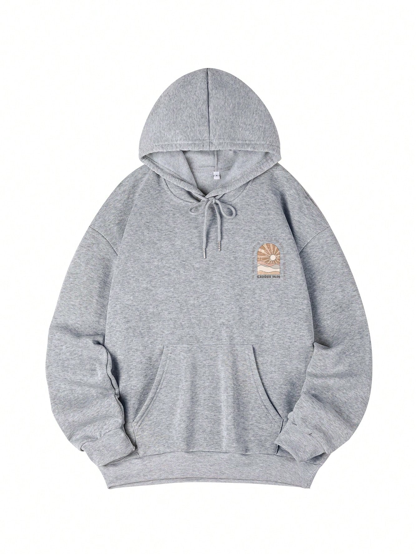 Nuevo sueter con capucha informal y suelto con estampado de sol para mujer, invierno 2024. nuestro sueter con capucha para mujer combina un diseno elegante con telas suaves para actualizar tu guardarropa.