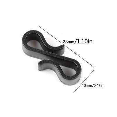 10/20pcs Clips de Plástico en Forma de S para Luces de Cadena de Decoración de Fiestas y Festivales