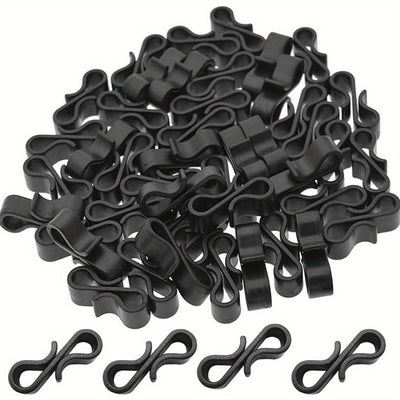 10/20pcs Clips de Plástico en Forma de S para Luces de Cadena de Decoración de Fiestas y Festivales