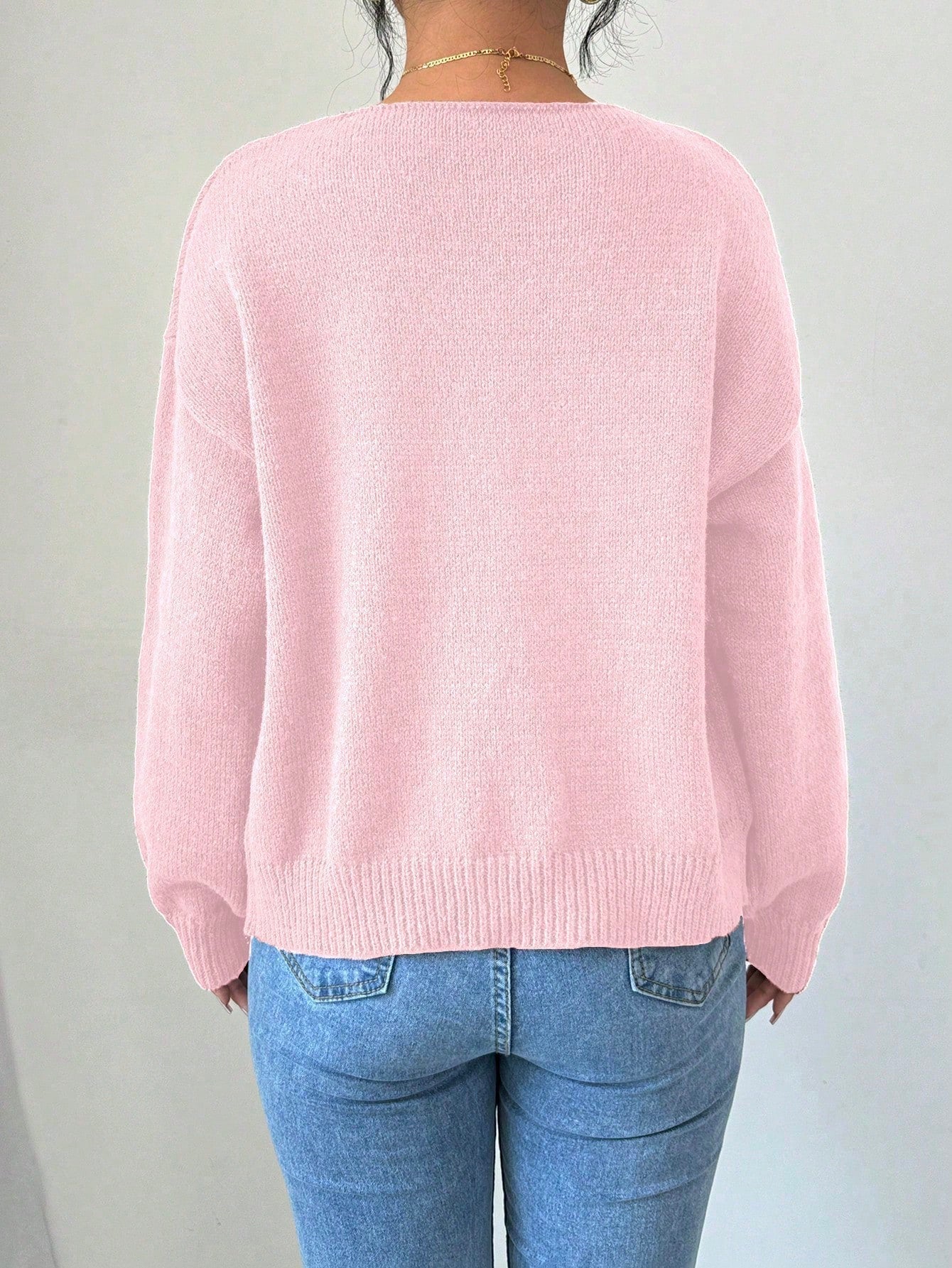 Prive chaqueta de punto con cremallera de unicolor informal, versatil para otono/invierno