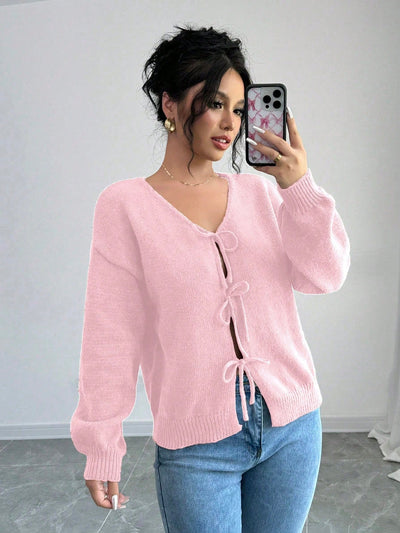 Prive chaqueta de punto con cremallera de unicolor informal, versatil para otono/invierno