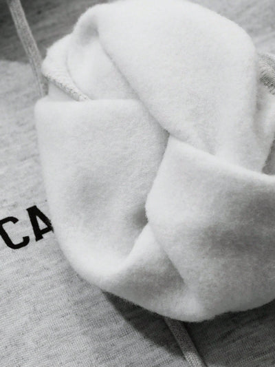 Dazy sudadera con capucha minimalista con estampado de letras para mujer, uso casual diario