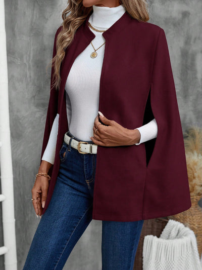 Emery rose abrigo suelto casual de unicolor para mujer