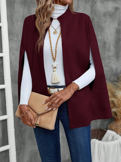 Emery rose ropa de otono para mujer, abrigo de lana con estilo de capa elegante para mujer, ropa de oficina para mujer