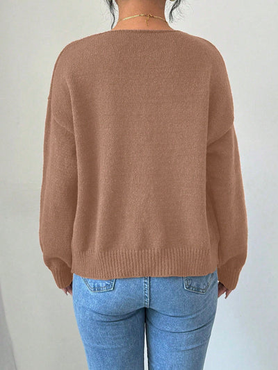 Prive chaqueta de punto con cremallera de unicolor informal, versatil para otono/invierno