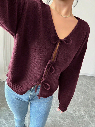 Prive chaqueta de punto con cremallera de unicolor informal, versatil para otono/invierno