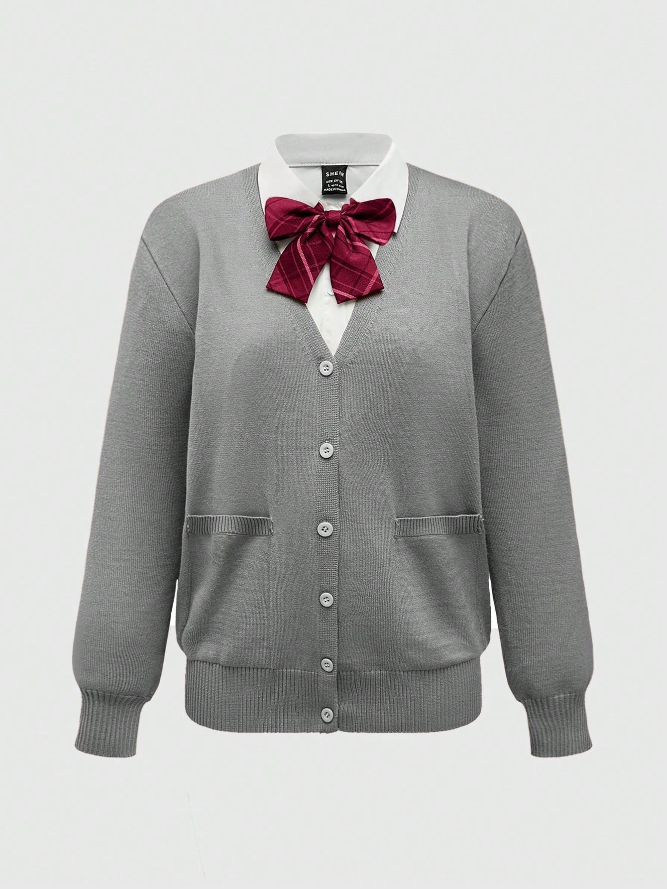 Romwe j-fashion cardigan estilo universitario casual y dulce para mujer de otono/invierno