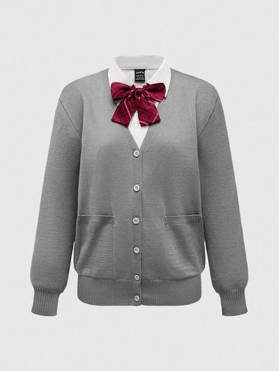 Romwe j-fashion cardigan estilo universitario casual y dulce para mujer de otono/invierno