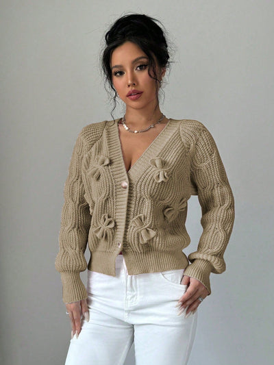 Elenzya chaqueta casual de mujer de unicolor con decoracion de mono, para otono/invierno