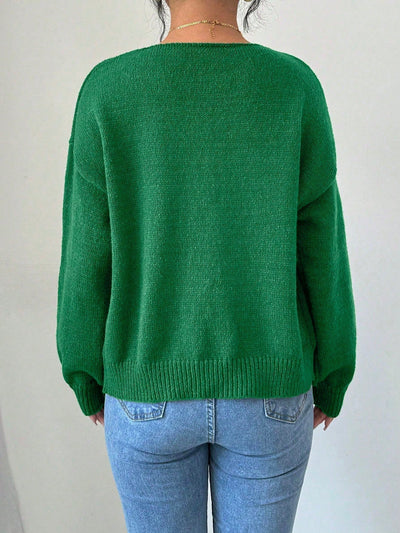 Prive chaqueta de punto con cremallera de unicolor informal, versatil para otono/invierno