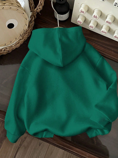 Ezwear jersey holgado de manga larga con estampado de arbol de navidad y texto "feliz navidad" en estilo minimalista y vintage con estampado de leopardo, para mujer