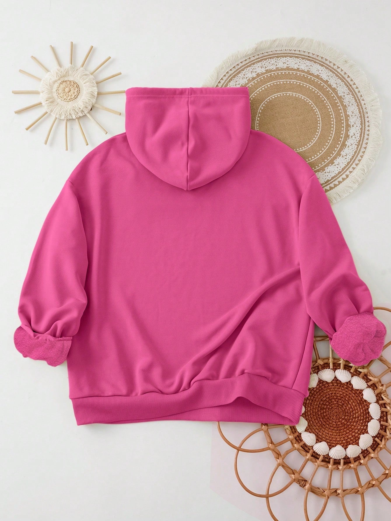 Ezwear jersey holgado de manga larga con estampado de arbol de navidad y texto "feliz navidad" en estilo minimalista y vintage con estampado de leopardo, para mujer