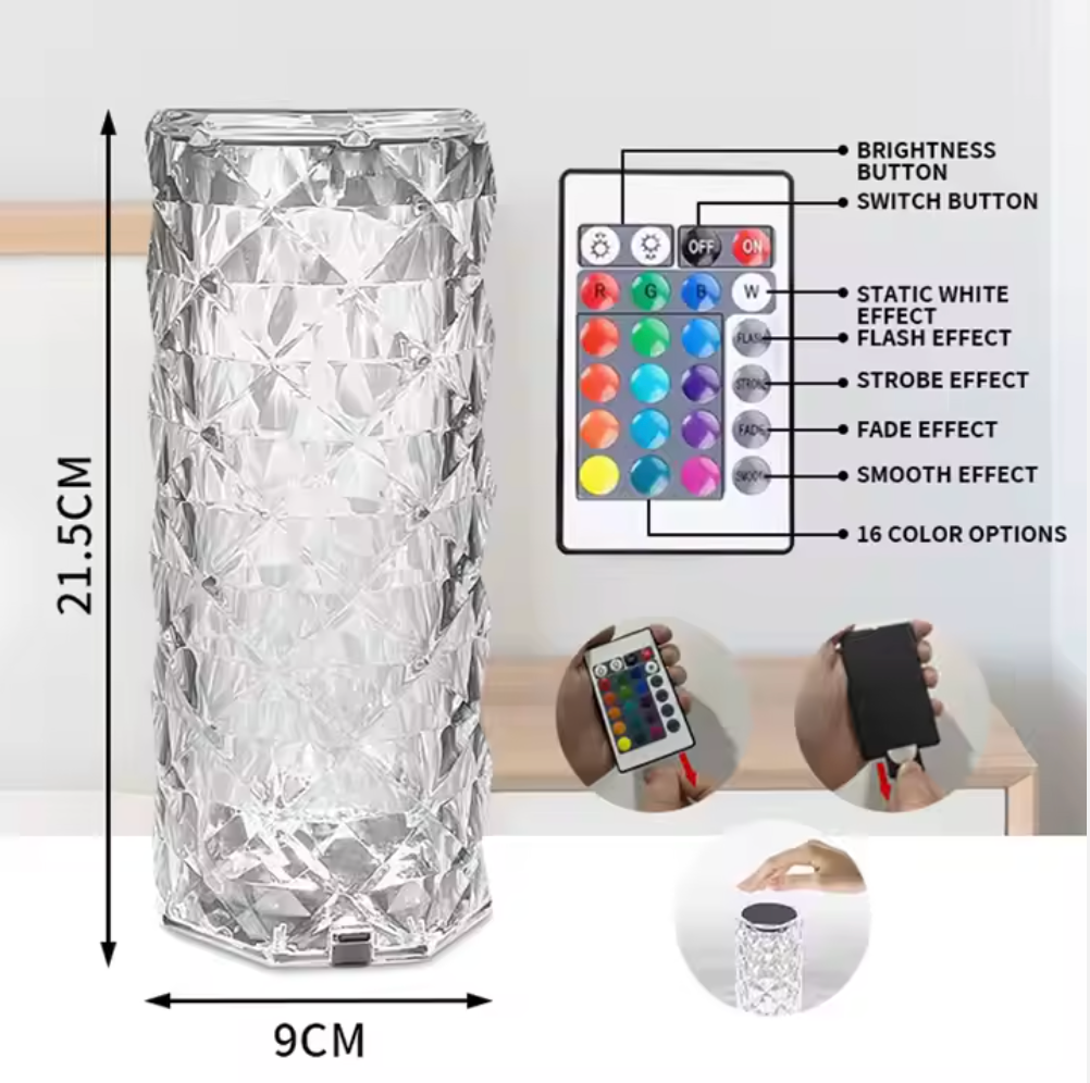 Lampara Cristal