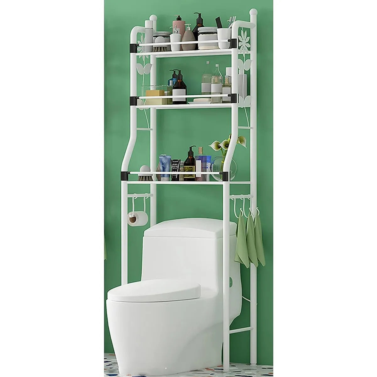 Organizador Para Bano Estante Blanco
