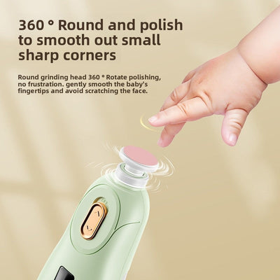 Cortadora de uñas eléctrica & - 20000 RPM, velocidad super rápida, diseño hipoalergénico para manos y pies, 2 en 1, cuidado de uñas de manos y pies con 3 modos (vibración/masaje/limpieza profunda), cuidado de uñas, diseño elegante de cortadora, motor sua