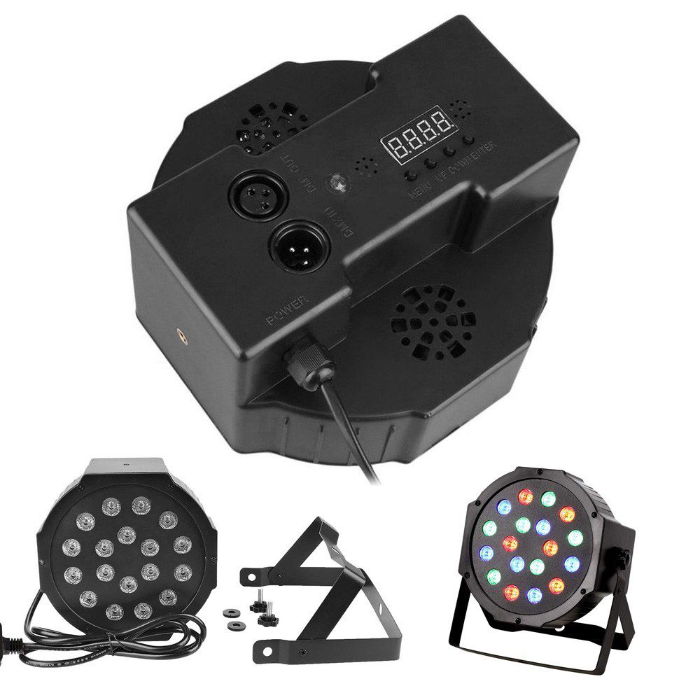 Luz led Audio Rítmica Fiestas Discotecas Multicolor RF 432