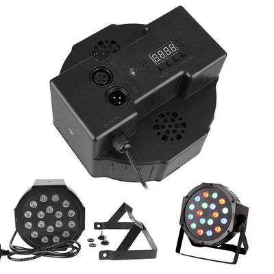 Luz led Audio Rítmica Fiestas Discotecas Multicolor RF 432