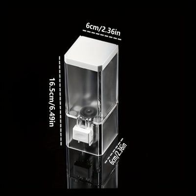 1Pc Dispensador de jabón manual de pared: Máquina de jabón de mano de un solo cabezal para hotel de baño, fácil de usar, ahorra tiempo y esfuerzo Decoraciones de Halloween y Navidad