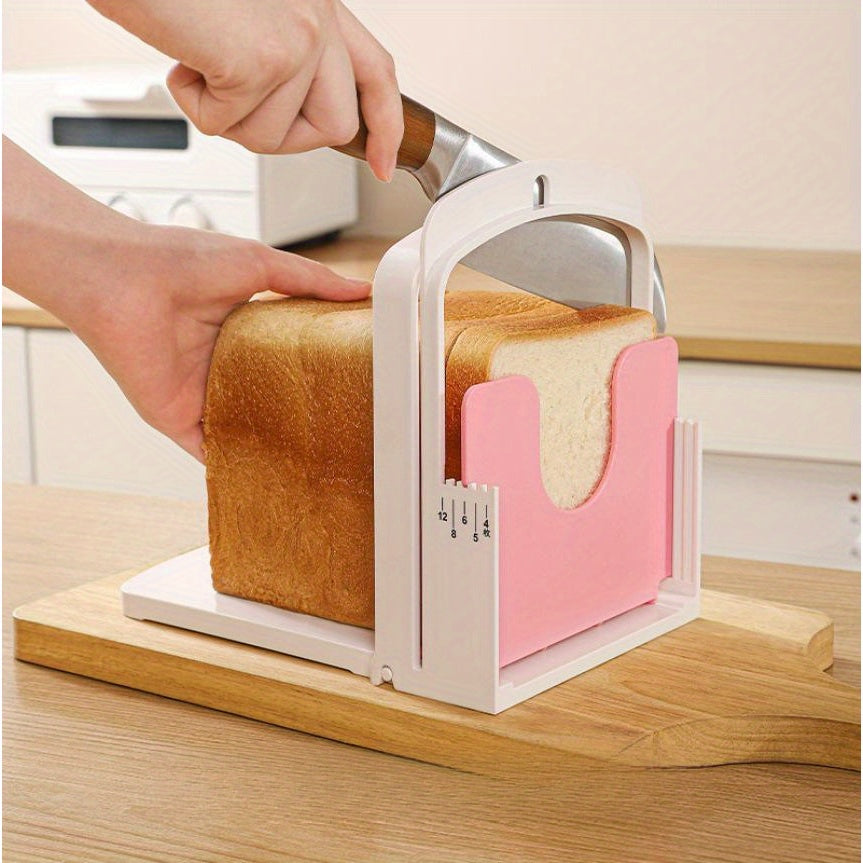 Herramienta esencial para el desayuno: cortador de pan, cuchilla para tostadas, caja de corte, cuchilla para tostadora y soporte de corte para pan para hornear tostadas.