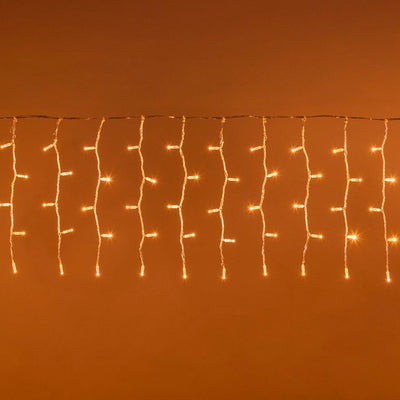 Cortina Led 3 Mts x 45 Cm 100 Led Cálida Luces Navidad 1320