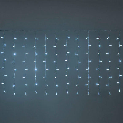 Cortina Led 3 Mts x 45 Cm 100 Led Blanca Luces Navidad 1321